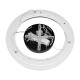 GLOBOSTAR® ARIANA 61037 Μοντέρνο Κρεμαστό Φωτιστικό Οροφής LED 55W 6376lm 120° AC 220-240V IP20 Ρυθμιζόμενο Λευκό CCT με Χειριστήριο από 2700K έως 6000K Dimmable - Lumileds SMD Chip - Μαυρό Ματ - Μ48 x Π48 x Υ6.5cm - 3 Χρόνια Εγγύηση