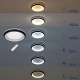 GLOBOSTAR® MELINA 61042 Μοντέρνο Φωτιστικό Οροφής LED 55W 6376lm 120° AC 220-240V IP20 Ρυθμιζόμενο Λευκό CCT με Χειριστήριο από 2700K έως 6000K Dimmable - Lumileds SMD Chip - Γκρι - Μ48 x Π48 x Υ9cm - 3 Χρόνια Εγγύηση