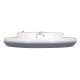 GLOBOSTAR® MELINA 61042 Μοντέρνο Φωτιστικό Οροφής LED 55W 6376lm 120° AC 220-240V IP20 Ρυθμιζόμενο Λευκό CCT με Χειριστήριο από 2700K έως 6000K Dimmable - Lumileds SMD Chip - Γκρι - Μ48 x Π48 x Υ9cm - 3 Χρόνια Εγγύηση