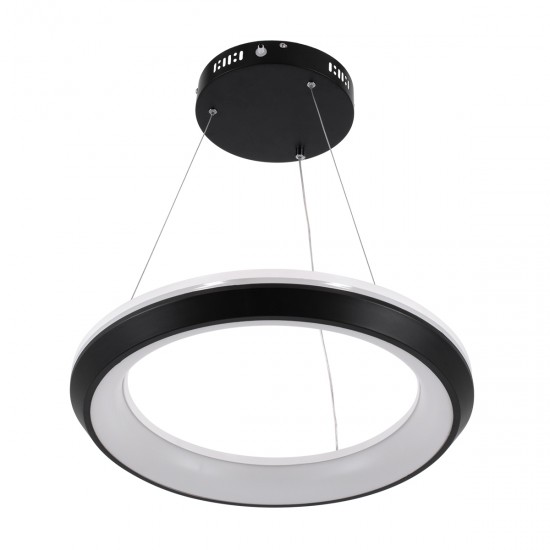GLOBOSTAR® MELINA 61043 Μοντέρνο Κρεμαστό Φωτιστικό Οροφής LED 55W 6376lm 120° AC 220-240V IP20 Ρυθμιζόμενο Λευκό CCT με Χειριστήριο από 2700K έως 6000K Dimmable - Lumileds SMD Chip - Μαύρο Ματ - Μ48 x Π48 x Υ6.5cm - 3 Χρόνια Εγγύηση GLOBOSTAR® MELINA 61043 Μοντέρνο Κρεμαστό Φωτιστικό Οροφής LED 55W 6376lm 120° AC 220-240V IP20 Ρυθμιζόμενο Λευκό CCT με Χειριστήριο από 2700K έως 6000K Dimmable - Lumileds SMD Chip - Μαύρο Ματ - Μ48 x Π48 x Υ6.5cm - 3 Χρόνια Εγγύηση