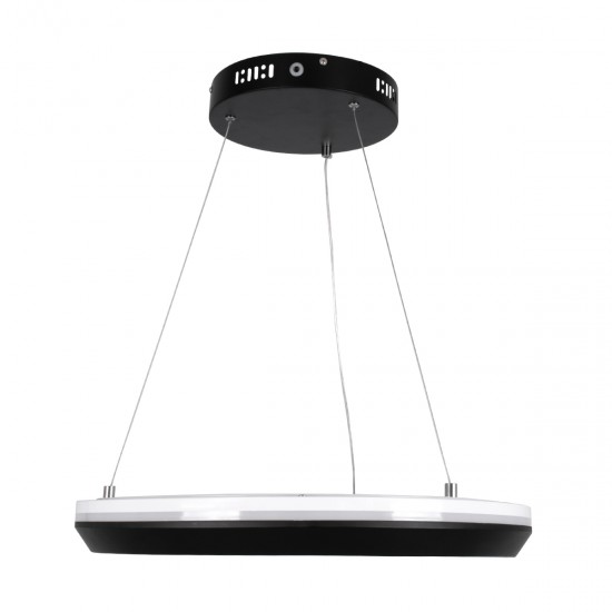 GLOBOSTAR® MELINA 61043 Μοντέρνο Κρεμαστό Φωτιστικό Οροφής LED 55W 6376lm 120° AC 220-240V IP20 Ρυθμιζόμενο Λευκό CCT με Χειριστήριο από 2700K έως 6000K Dimmable - Lumileds SMD Chip - Μαύρο Ματ - Μ48 x Π48 x Υ6.5cm - 3 Χρόνια Εγγύηση GLOBOSTAR® MELINA 61043 Μοντέρνο Κρεμαστό Φωτιστικό Οροφής LED 55W 6376lm 120° AC 220-240V IP20 Ρυθμιζόμενο Λευκό CCT με Χειριστήριο από 2700K έως 6000K Dimmable - Lumileds SMD Chip - Μαύρο Ματ - Μ48 x Π48 x Υ6.5cm - 3 Χρόνια Εγγύηση