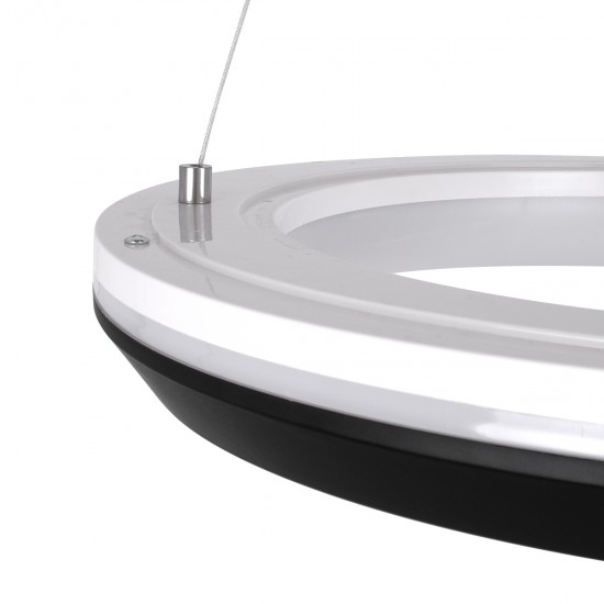 GLOBOSTAR® MELINA 61043 Μοντέρνο Κρεμαστό Φωτιστικό Οροφής LED 55W 6376lm 120° AC 220-240V IP20 Ρυθμιζόμενο Λευκό CCT με Χειριστήριο από 2700K έως 6000K Dimmable - Lumileds SMD Chip - Μαύρο Ματ - Μ48 x Π48 x Υ6.5cm - 3 Χρόνια Εγγύηση GLOBOSTAR® MELINA 61043 Μοντέρνο Κρεμαστό Φωτιστικό Οροφής LED 55W 6376lm 120° AC 220-240V IP20 Ρυθμιζόμενο Λευκό CCT με Χειριστήριο από 2700K έως 6000K Dimmable - Lumileds SMD Chip - Μαύρο Ματ - Μ48 x Π48 x Υ6.5cm - 3 Χρόνια Εγγύηση