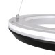GLOBOSTAR® MELINA 61043 Μοντέρνο Κρεμαστό Φωτιστικό Οροφής LED 55W 6376lm 120° AC 220-240V IP20 Ρυθμιζόμενο Λευκό CCT με Χειριστήριο από 2700K έως 6000K Dimmable - Lumileds SMD Chip - Μαύρο Ματ - Μ48 x Π48 x Υ6.5cm - 3 Χρόνια Εγγύηση GLOBOSTAR® MELINA 61043 Μοντέρνο Κρεμαστό Φωτιστικό Οροφής LED 55W 6376lm 120° AC 220-240V IP20 Ρυθμιζόμενο Λευκό CCT με Χειριστήριο από 2700K έως 6000K Dimmable - Lumileds SMD Chip - Μαύρο Ματ - Μ48 x Π48 x Υ6.5cm - 3 Χρόνια Εγγύηση