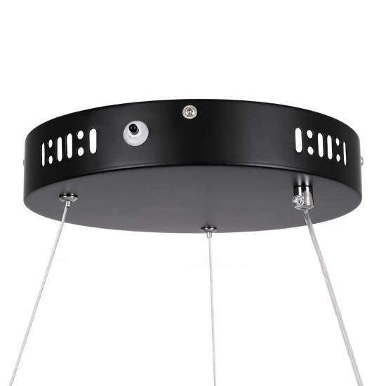 GLOBOSTAR® MELINA 61043 Μοντέρνο Κρεμαστό Φωτιστικό Οροφής LED 55W 6376lm 120° AC 220-240V IP20 Ρυθμιζόμενο Λευκό CCT με Χειριστήριο από 2700K έως 6000K Dimmable - Lumileds SMD Chip - Μαύρο Ματ - Μ48 x Π48 x Υ6.5cm - 3 Χρόνια Εγγύηση GLOBOSTAR® MELINA 61043 Μοντέρνο Κρεμαστό Φωτιστικό Οροφής LED 55W 6376lm 120° AC 220-240V IP20 Ρυθμιζόμενο Λευκό CCT με Χειριστήριο από 2700K έως 6000K Dimmable - Lumileds SMD Chip - Μαύρο Ματ - Μ48 x Π48 x Υ6.5cm - 3 Χρόνια Εγγύηση