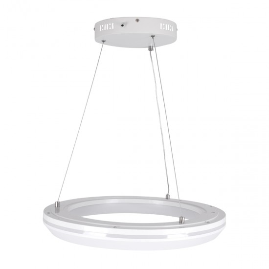 GLOBOSTAR® MELINA 61044 Μοντέρνο Κρεμαστό Φωτιστικό Οροφής LED 55W 6376lm 120° AC 220-240V IP20 Ρυθμιζόμενο Λευκό CCT με Χειριστήριο από 2700K έως 6000K Dimmable - Lumileds SMD Chip - Λευκό Ματ - Μ48 x Π48 x Υ6.5cm - 3 Χρόνια Εγγύηση GLOBOSTAR® MELINA 61044 Μοντέρνο Κρεμαστό Φωτιστικό Οροφής LED 55W 6376lm 120° AC 220-240V IP20 Ρυθμιζόμενο Λευκό CCT με Χειριστήριο από 2700K έως 6000K Dimmable - Lumileds SMD Chip - Λευκό Ματ - Μ48 x Π48 x Υ6.5cm - 3 Χρόνια Εγγύηση