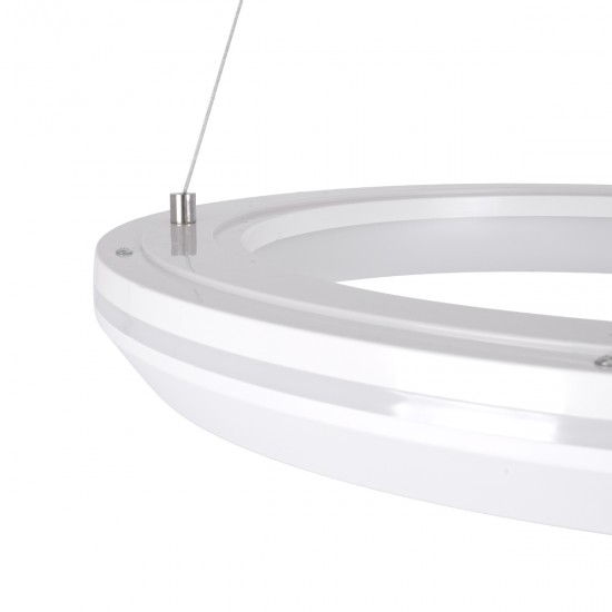 GLOBOSTAR® MELINA 61044 Μοντέρνο Κρεμαστό Φωτιστικό Οροφής LED 55W 6376lm 120° AC 220-240V IP20 Ρυθμιζόμενο Λευκό CCT με Χειριστήριο από 2700K έως 6000K Dimmable - Lumileds SMD Chip - Λευκό Ματ - Μ48 x Π48 x Υ6.5cm - 3 Χρόνια Εγγύηση GLOBOSTAR® MELINA 61044 Μοντέρνο Κρεμαστό Φωτιστικό Οροφής LED 55W 6376lm 120° AC 220-240V IP20 Ρυθμιζόμενο Λευκό CCT με Χειριστήριο από 2700K έως 6000K Dimmable - Lumileds SMD Chip - Λευκό Ματ - Μ48 x Π48 x Υ6.5cm - 3 Χρόνια Εγγύηση