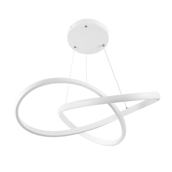 GLOBOSTAR® DEXTER 61050 Μοντέρνο Κρεμαστό Φωτιστικό Οροφής LED 72W 8064lm 300° AC 220-240V IP20 Ρυθμιζόμενο Λευκό CCT με Χειριστήριο από 2700K έως 6000K Dimmable - Lumileds SMD Chip - Λευκό Ματ - Μ56 x Π56 x Υ14cm - 3 Χρόνια Εγγύηση GLOBOSTAR® DEXTER 61050 Μοντέρνο Κρεμαστό Φωτιστικό Οροφής LED 72W 8064lm 300° AC 220-240V IP20 Ρυθμιζόμενο Λευκό CCT με Χειριστήριο από 2700K έως 6000K Dimmable - Lumileds SMD Chip - Λευκό Ματ - Μ56 x Π56 x Υ14cm - 3 Χρόνια Εγγύηση