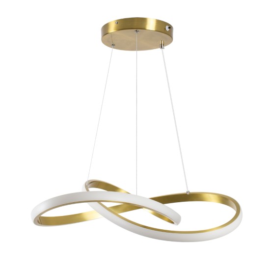 GLOBOSTAR® DEXTER 61051 Μοντέρνο Κρεμαστό Φωτιστικό Οροφής LED 72W 7200lm 300° AC 220-240V IP20 Ρυθμιζόμενο Λευκό CCT με Χειριστήριο από 2700K έως 6000K Dimmable - Lumileds SMD Chip - Σατινέ Χρυσό Βούρτσας - Μ56 x Π56 x Υ14cm - 3 Χρόνια Εγγύηση GLOBOSTAR® DEXTER 61051 Μοντέρνο Κρεμαστό Φωτιστικό Οροφής LED 72W 7200lm 300° AC 220-240V IP20 Ρυθμιζόμενο Λευκό CCT με Χειριστήριο από 2700K έως 6000K Dimmable - Lumileds SMD Chip - Σατινέ Χρυσό Βούρτσας - Μ56 x Π56 x Υ14cm - 3 Χρόνια Εγγύηση