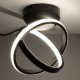 GLOBOSTAR® AMELIA 61052 Μοντέρνο Φωτιστικό Οροφής LED 20W 2400lm 300° AC 220-240V IP20 Ρυθμιζόμενο Λευκό CCT με On/Off 2700K/4500K/6000K - Lumileds SMD Chip - Μαύρο Ματ - Μ24.5 x Π16 x Υ25cm - 3 Χρόνια Εγγύηση GLOBOSTAR® AMELIA 61052 Μοντέρνο Φωτιστικό Οροφής LED 20W 2400lm 300° AC 220-240V IP20 Ρυθμιζόμενο Λευκό CCT με On/Off 2700K/4500K/6000K - Lumileds SMD Chip - Μαύρο Ματ - Μ24.5 x Π16 x Υ25cm - 3 Χρόνια Εγγύηση