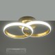 GLOBOSTAR® CORA 61060 Μοντέρνο Φωτιστικό Οροφής LED 18W 2160lm 300° AC 220-240V IP20 Ρυθμιζόμενο Λευκό CCT με On/Off 2700K/4500K/6000K - Lumileds SMD Chip - Σατινέ Χρυσό Βούρτσας - Μ36 x Π20.5 x Υ7cm - 3 Χρόνια Εγγύηση GLOBOSTAR® CORA 61060 Μοντέρνο Φωτιστικό Οροφής LED 18W 2160lm 300° AC 220-240V IP20 Ρυθμιζόμενο Λευκό CCT με On/Off 2700K/4500K/6000K - Lumileds SMD Chip - Σατινέ Χρυσό Βούρτσας - Μ36 x Π20.5 x Υ7cm - 3 Χρόνια Εγγύηση