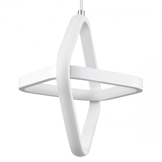 GLOBOSTAR® ROSE 61065 Μοντέρνο Κρεμαστό Φωτιστικό Οροφής LED 22W 2640lm 300° AC 220-240V IP20 Ρυθμιζόμενο Λευκό CCT με On/Off 2700K/4500K/6000K - Lumileds SMD Chip - Λευκό Ματ - Μ24 x Π22 x Υ24cm - 3 Χρόνια Εγγύηση GLOBOSTAR® ROSE 61065 Μοντέρνο Κρεμαστό Φωτιστικό Οροφής LED 22W 2640lm 300° AC 220-240V IP20 Ρυθμιζόμενο Λευκό CCT με On/Off 2700K/4500K/6000K - Lumileds SMD Chip - Λευκό Ματ - Μ24 x Π22 x Υ24cm - 3 Χρόνια Εγγύηση