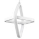 GLOBOSTAR® ROSE 61065 Μοντέρνο Κρεμαστό Φωτιστικό Οροφής LED 22W 2640lm 300° AC 220-240V IP20 Ρυθμιζόμενο Λευκό CCT με On/Off 2700K/4500K/6000K - Lumileds SMD Chip - Λευκό Ματ - Μ24 x Π22 x Υ24cm - 3 Χρόνια Εγγύηση GLOBOSTAR® ROSE 61065 Μοντέρνο Κρεμαστό Φωτιστικό Οροφής LED 22W 2640lm 300° AC 220-240V IP20 Ρυθμιζόμενο Λευκό CCT με On/Off 2700K/4500K/6000K - Lumileds SMD Chip - Λευκό Ματ - Μ24 x Π22 x Υ24cm - 3 Χρόνια Εγγύηση