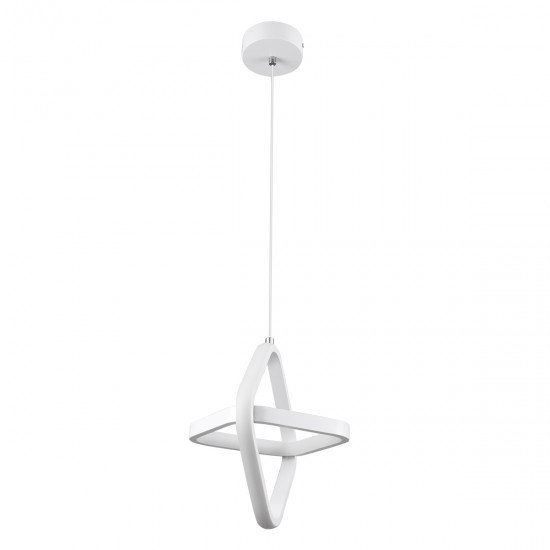 GLOBOSTAR® ROSE 61065 Μοντέρνο Κρεμαστό Φωτιστικό Οροφής LED 22W 2640lm 300° AC 220-240V IP20 Ρυθμιζόμενο Λευκό CCT με On/Off 2700K/4500K/6000K - Lumileds SMD Chip - Λευκό Ματ - Μ24 x Π22 x Υ24cm - 3 Χρόνια Εγγύηση GLOBOSTAR® ROSE 61065 Μοντέρνο Κρεμαστό Φωτιστικό Οροφής LED 22W 2640lm 300° AC 220-240V IP20 Ρυθμιζόμενο Λευκό CCT με On/Off 2700K/4500K/6000K - Lumileds SMD Chip - Λευκό Ματ - Μ24 x Π22 x Υ24cm - 3 Χρόνια Εγγύηση