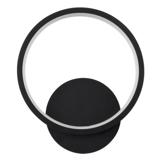GLOBOSTAR® TED 61070 Μοντέρνο Φωτιστικό Τοίχου - Απλίκα LED 9W 1080lm 300° AC 220-240V IP20 Ρυθμιζόμενο Λευκό CCT με On/Off 2700K/4500K/6000K - Lumileds SMD Chip - Μαύρο Ματ - Μ20 x Π5.5 x Υ23cm - 3 Χρόνια Εγγύηση