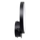 GLOBOSTAR® TED 61070 Μοντέρνο Φωτιστικό Τοίχου - Απλίκα LED 9W 1080lm 300° AC 220-240V IP20 Ρυθμιζόμενο Λευκό CCT με On/Off 2700K/4500K/6000K - Lumileds SMD Chip - Μαύρο Ματ - Μ20 x Π5.5 x Υ23cm - 3 Χρόνια Εγγύηση