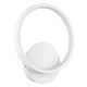 GLOBOSTAR® TED 61071 Μοντέρνο Φωτιστικό Τοίχου - Απλίκα LED 9W 1080lm 300° AC 220-240V IP20 Ρυθμιζόμενο Λευκό CCT με On/Off 2700K/4500K/6000K - Lumileds SMD Chip - Λευκό Ματ - Μ20 x Π5.5 x Υ23cm - 3 Χρόνια Εγγύηση