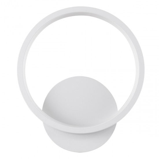 GLOBOSTAR® TED 61071 Μοντέρνο Φωτιστικό Τοίχου - Απλίκα LED 9W 1080lm 300° AC 220-240V IP20 Ρυθμιζόμενο Λευκό CCT με On/Off 2700K/4500K/6000K - Lumileds SMD Chip - Λευκό Ματ - Μ20 x Π5.5 x Υ23cm - 3 Χρόνια Εγγύηση