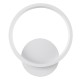 GLOBOSTAR® TED 61071 Μοντέρνο Φωτιστικό Τοίχου - Απλίκα LED 9W 1080lm 300° AC 220-240V IP20 Ρυθμιζόμενο Λευκό CCT με On/Off 2700K/4500K/6000K - Lumileds SMD Chip - Λευκό Ματ - Μ20 x Π5.5 x Υ23cm - 3 Χρόνια Εγγύηση