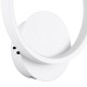 GLOBOSTAR® TED 61071 Μοντέρνο Φωτιστικό Τοίχου - Απλίκα LED 9W 1080lm 300° AC 220-240V IP20 Ρυθμιζόμενο Λευκό CCT με On/Off 2700K/4500K/6000K - Lumileds SMD Chip - Λευκό Ματ - Μ20 x Π5.5 x Υ23cm - 3 Χρόνια Εγγύηση