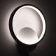 GLOBOSTAR® TED 61071 Μοντέρνο Φωτιστικό Τοίχου - Απλίκα LED 9W 1080lm 300° AC 220-240V IP20 Ρυθμιζόμενο Λευκό CCT με On/Off 2700K/4500K/6000K - Lumileds SMD Chip - Λευκό Ματ - Μ20 x Π5.5 x Υ23cm - 3 Χρόνια Εγγύηση