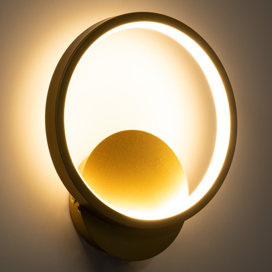 GLOBOSTAR® TED 61072 Μοντέρνο Φωτιστικό Τοίχου - Απλίκα LED 9W 1080lm 300° AC 220-240V IP20 Ρυθμιζόμενο Λευκό CCT με On/Off 2700K/4500K/6000K - Lumileds SMD Chip - Χρυσό Βούρτσας - Μ20 x Π5.5 x Υ23cm - 3 Χρόνια Εγγύηση GLOBOSTAR® TED 61072 Μοντέρνο Φωτιστικό Τοίχου - Απλίκα LED 9W 1080lm 300° AC 220-240V IP20 Ρυθμιζόμενο Λευκό CCT με On/Off 2700K/4500K/6000K - Lumileds SMD Chip - Χρυσό Βούρτσας - Μ20 x Π5.5 x Υ23cm - 3 Χρόνια Εγγύηση