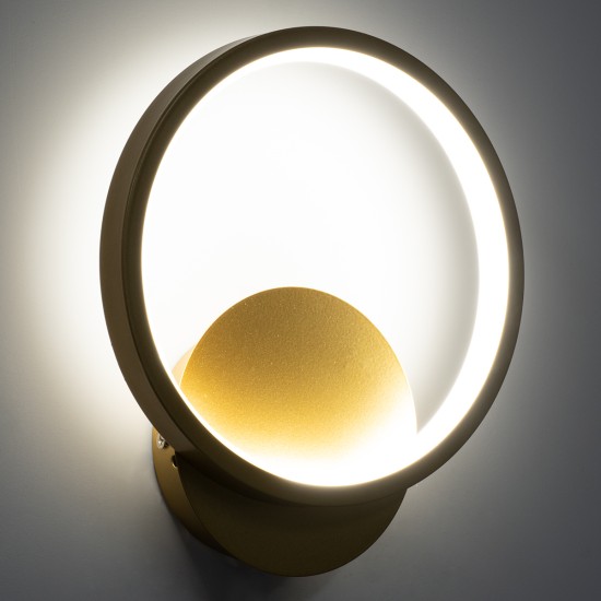 GLOBOSTAR® TED 61072 Μοντέρνο Φωτιστικό Τοίχου - Απλίκα LED 9W 1080lm 300° AC 220-240V IP20 Ρυθμιζόμενο Λευκό CCT με On/Off 2700K/4500K/6000K - Lumileds SMD Chip - Χρυσό Βούρτσας - Μ20 x Π5.5 x Υ23cm - 3 Χρόνια Εγγύηση GLOBOSTAR® TED 61072 Μοντέρνο Φωτιστικό Τοίχου - Απλίκα LED 9W 1080lm 300° AC 220-240V IP20 Ρυθμιζόμενο Λευκό CCT με On/Off 2700K/4500K/6000K - Lumileds SMD Chip - Χρυσό Βούρτσας - Μ20 x Π5.5 x Υ23cm - 3 Χρόνια Εγγύηση