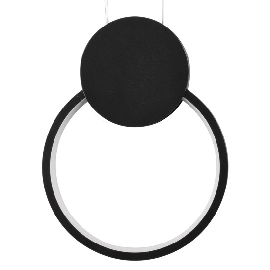GLOBOSTAR® CYCLOS 61073 Μοντέρνο Κρεμαστό Φωτιστικό Οροφής LED 9W 1080lm 300° AC 220-240V IP20 Ρυθμιζόμενο Λευκό CCT με On/Off 2700K/4500K/6000K - Lumileds SMD Chip - Μαύρο Ματ - Μ21 x Π2.3 x Υ26.5cm - 3 Χρόνια Εγγύηση GLOBOSTAR® CYCLOS 61073 Μοντέρνο Κρεμαστό Φωτιστικό Οροφής LED 9W 1080lm 300° AC 220-240V IP20 Ρυθμιζόμενο Λευκό CCT με On/Off 2700K/4500K/6000K - Lumileds SMD Chip - Μαύρο Ματ - Μ21 x Π2.3 x Υ26.5cm - 3 Χρόνια Εγγύηση