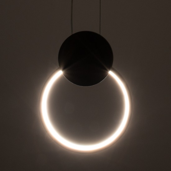 GLOBOSTAR® CYCLOS 61073 Μοντέρνο Κρεμαστό Φωτιστικό Οροφής LED 9W 1080lm 300° AC 220-240V IP20 Ρυθμιζόμενο Λευκό CCT με On/Off 2700K/4500K/6000K - Lumileds SMD Chip - Μαύρο Ματ - Μ21 x Π2.3 x Υ26.5cm - 3 Χρόνια Εγγύηση GLOBOSTAR® CYCLOS 61073 Μοντέρνο Κρεμαστό Φωτιστικό Οροφής LED 9W 1080lm 300° AC 220-240V IP20 Ρυθμιζόμενο Λευκό CCT με On/Off 2700K/4500K/6000K - Lumileds SMD Chip - Μαύρο Ματ - Μ21 x Π2.3 x Υ26.5cm - 3 Χρόνια Εγγύηση