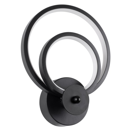GLOBOSTAR® FREDDIE 61076 Μοντέρνο Φωτιστικό Τοίχου - Απλίκα LED 15W 1800lm 300° AC 220-240V IP20 Ρυθμιζόμενο Λευκό CCT με On/Off 2700K/4500K/6000K - Lumileds SMD Chip - Μαύρο Ματ - Μ20 x Π7.5 x Υ25cm - 3 Χρόνια Εγγύηση GLOBOSTAR® FREDDIE 61076 Μοντέρνο Φωτιστικό Τοίχου - Απλίκα LED 15W 1800lm 300° AC 220-240V IP20 Ρυθμιζόμενο Λευκό CCT με On/Off 2700K/4500K/6000K - Lumileds SMD Chip - Μαύρο Ματ - Μ20 x Π7.5 x Υ25cm - 3 Χρόνια Εγγύηση