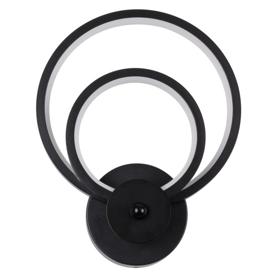 GLOBOSTAR® FREDDIE 61076 Μοντέρνο Φωτιστικό Τοίχου - Απλίκα LED 15W 1800lm 300° AC 220-240V IP20 Ρυθμιζόμενο Λευκό CCT με On/Off 2700K/4500K/6000K - Lumileds SMD Chip - Μαύρο Ματ - Μ20 x Π7.5 x Υ25cm - 3 Χρόνια Εγγύηση GLOBOSTAR® FREDDIE 61076 Μοντέρνο Φωτιστικό Τοίχου - Απλίκα LED 15W 1800lm 300° AC 220-240V IP20 Ρυθμιζόμενο Λευκό CCT με On/Off 2700K/4500K/6000K - Lumileds SMD Chip - Μαύρο Ματ - Μ20 x Π7.5 x Υ25cm - 3 Χρόνια Εγγύηση