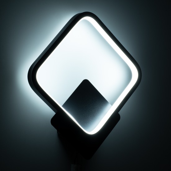 GLOBOSTAR® LENA 61079 Μοντέρνο Φωτιστικό Τοίχου - Απλίκα LED 12W 1440lm 300° AC 220-240V IP20 Ρυθμιζόμενο Λευκό CCT με On/Off 2700K/4500K/6000K - Lumileds SMD Chip - Μαύρο Ματ - Μ25 x Π5.5 x Υ29.5cm - 3 Χρόνια Εγγύηση GLOBOSTAR® LENA 61079 Μοντέρνο Φωτιστικό Τοίχου - Απλίκα LED 12W 1440lm 300° AC 220-240V IP20 Ρυθμιζόμενο Λευκό CCT με On/Off 2700K/4500K/6000K - Lumileds SMD Chip - Μαύρο Ματ - Μ25 x Π5.5 x Υ29.5cm - 3 Χρόνια Εγγύηση