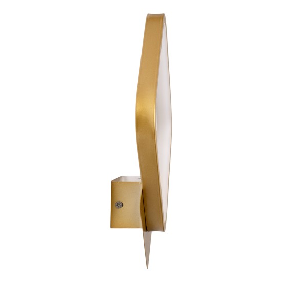 GLOBOSTAR® LENA 61081 Μοντέρνο Φωτιστικό Τοίχου - Απλίκα LED 12W 1440lm 300° AC 220-240V IP20 Ρυθμιζόμενο Λευκό CCT με On/Off 2700K/4500K/6000K - Lumileds SMD Chip - Χρυσό Βούρτσας - Μ25 x Π5.5 x Υ29.5cm - 3 Χρόνια Εγγύηση GLOBOSTAR® LENA 61081 Μοντέρνο Φωτιστικό Τοίχου - Απλίκα LED 12W 1440lm 300° AC 220-240V IP20 Ρυθμιζόμενο Λευκό CCT με On/Off 2700K/4500K/6000K - Lumileds SMD Chip - Χρυσό Βούρτσας - Μ25 x Π5.5 x Υ29.5cm - 3 Χρόνια Εγγύηση
