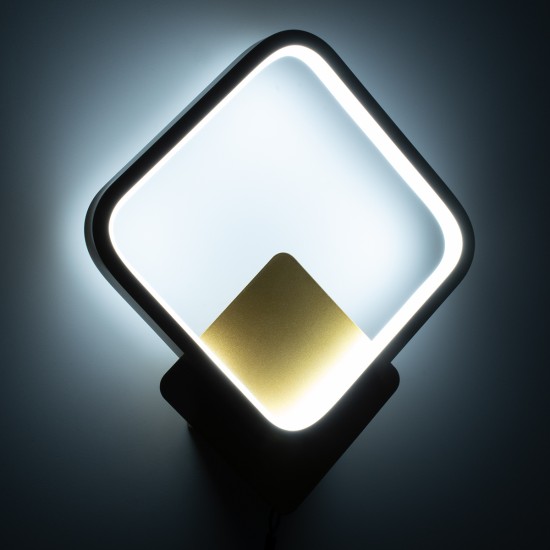 GLOBOSTAR® LENA 61081 Μοντέρνο Φωτιστικό Τοίχου - Απλίκα LED 12W 1440lm 300° AC 220-240V IP20 Ρυθμιζόμενο Λευκό CCT με On/Off 2700K/4500K/6000K - Lumileds SMD Chip - Χρυσό Βούρτσας - Μ25 x Π5.5 x Υ29.5cm - 3 Χρόνια Εγγύηση GLOBOSTAR® LENA 61081 Μοντέρνο Φωτιστικό Τοίχου - Απλίκα LED 12W 1440lm 300° AC 220-240V IP20 Ρυθμιζόμενο Λευκό CCT με On/Off 2700K/4500K/6000K - Lumileds SMD Chip - Χρυσό Βούρτσας - Μ25 x Π5.5 x Υ29.5cm - 3 Χρόνια Εγγύηση