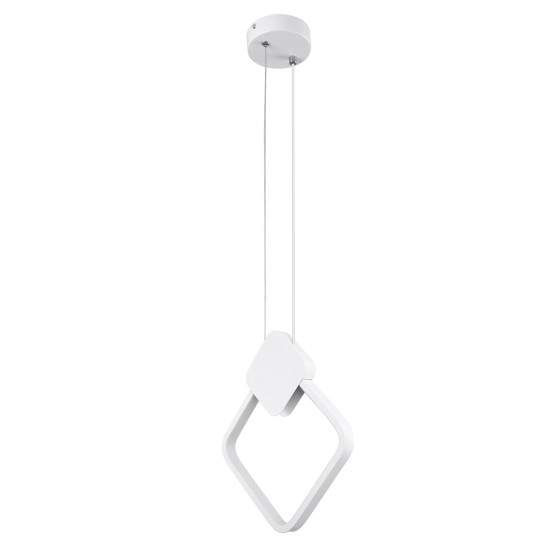 GLOBOSTAR® MARY 61083 Μοντέρνο Κρεμαστό Φωτιστικό Οροφής LED 12W 1440lm 300° AC 220-240V IP20 Ρυθμιζόμενο Λευκό CCT με On/Off 2700K/4500K/6000K - Lumileds SMD Chip - Λευκό - Μ20 x Π2.3 x Υ28.5cm - 3 Χρόνια Εγγύηση GLOBOSTAR® MARY 61083 Μοντέρνο Κρεμαστό Φωτιστικό Οροφής LED 12W 1440lm 300° AC 220-240V IP20 Ρυθμιζόμενο Λευκό CCT με On/Off 2700K/4500K/6000K - Lumileds SMD Chip - Λευκό - Μ20 x Π2.3 x Υ28.5cm - 3 Χρόνια Εγγύηση