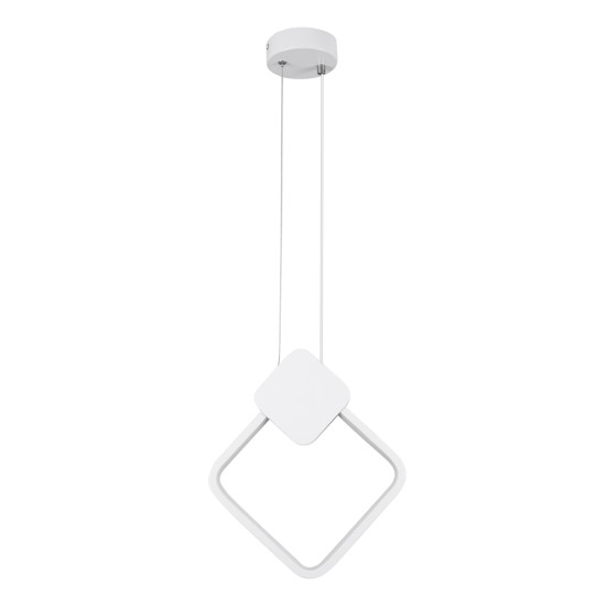 GLOBOSTAR® MARY 61083 Μοντέρνο Κρεμαστό Φωτιστικό Οροφής LED 12W 1440lm 300° AC 220-240V IP20 Ρυθμιζόμενο Λευκό CCT με On/Off 2700K/4500K/6000K - Lumileds SMD Chip - Λευκό - Μ20 x Π2.3 x Υ28.5cm - 3 Χρόνια Εγγύηση GLOBOSTAR® MARY 61083 Μοντέρνο Κρεμαστό Φωτιστικό Οροφής LED 12W 1440lm 300° AC 220-240V IP20 Ρυθμιζόμενο Λευκό CCT με On/Off 2700K/4500K/6000K - Lumileds SMD Chip - Λευκό - Μ20 x Π2.3 x Υ28.5cm - 3 Χρόνια Εγγύηση