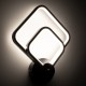 GLOBOSTAR® ANNA 61085 Μοντέρνο Φωτιστικό Τοίχου - Απλίκα LED 15W 1800lm 300° AC 220-240V IP20 Ρυθμιζόμενο Λευκό CCT με On/Off 2700K/4500K/6000K - Lumileds SMD Chip - Μαύρο Ματ - Μ25 x Π8 x Υ30cm - 3 Χρόνια Εγγύηση