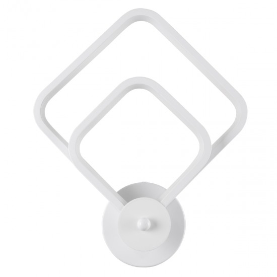 GLOBOSTAR® ANNA 61086 Μοντέρνο Φωτιστικό Τοίχου - Απλίκα LED 15W 1800lm 300° AC 220-240V IP20 Ρυθμιζόμενο Λευκό CCT με On/Off 2700K/4500K/6000K - Lumileds SMD Chip - Λευκό Ματ - Μ25 x Π8 x Υ30cm - 3 Χρόνια Εγγύηση