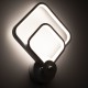 GLOBOSTAR® ANNA 61086 Μοντέρνο Φωτιστικό Τοίχου - Απλίκα LED 15W 1800lm 300° AC 220-240V IP20 Ρυθμιζόμενο Λευκό CCT με On/Off 2700K/4500K/6000K - Lumileds SMD Chip - Λευκό Ματ - Μ25 x Π8 x Υ30cm - 3 Χρόνια Εγγύηση