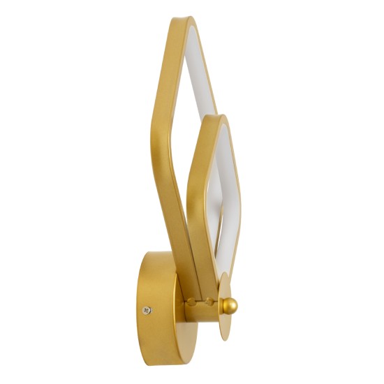 GLOBOSTAR® ANNA 61087 Μοντέρνο Φωτιστικό Τοίχου - Απλίκα LED 15W 1800lm 300° AC 220-240V IP20 Ρυθμιζόμενο Λευκό CCT με On/Off 2700K/4500K/6000K - Lumileds SMD Chip - Χρυσό Βούρτσας - Μ25 x Π8 x Υ30cm - 3 Χρόνια Εγγύηση GLOBOSTAR® ANNA 61087 Μοντέρνο Φωτιστικό Τοίχου - Απλίκα LED 15W 1800lm 300° AC 220-240V IP20 Ρυθμιζόμενο Λευκό CCT με On/Off 2700K/4500K/6000K - Lumileds SMD Chip - Χρυσό Βούρτσας - Μ25 x Π8 x Υ30cm - 3 Χρόνια Εγγύηση