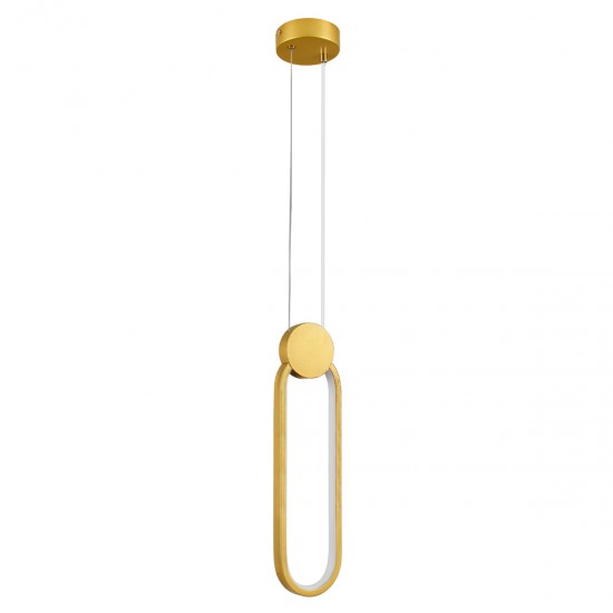 GLOBOSTAR® ILDI 61090 Μοντέρνο Κρεμαστό Φωτιστικό Οροφής LED 12W 1440lm 300° AC 220-240V IP20 Ρυθμιζόμενο Λευκό CCT με On/Off 2700K/4500K/6000K - Lumileds SMD Chip - Χρυσό Βούρτσας - Μ10 x Π2.3 x Υ38cm - 3 Χρόνια Εγγύηση GLOBOSTAR® ILDI 61090 Μοντέρνο Κρεμαστό Φωτιστικό Οροφής LED 12W 1440lm 300° AC 220-240V IP20 Ρυθμιζόμενο Λευκό CCT με On/Off 2700K/4500K/6000K - Lumileds SMD Chip - Χρυσό Βούρτσας - Μ10 x Π2.3 x Υ38cm - 3 Χρόνια Εγγύηση