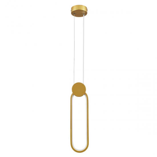 GLOBOSTAR® ILDI 61090 Μοντέρνο Κρεμαστό Φωτιστικό Οροφής LED 12W 1440lm 300° AC 220-240V IP20 Ρυθμιζόμενο Λευκό CCT με On/Off 2700K/4500K/6000K - Lumileds SMD Chip - Χρυσό Βούρτσας - Μ10 x Π2.3 x Υ38cm - 3 Χρόνια Εγγύηση GLOBOSTAR® ILDI 61090 Μοντέρνο Κρεμαστό Φωτιστικό Οροφής LED 12W 1440lm 300° AC 220-240V IP20 Ρυθμιζόμενο Λευκό CCT με On/Off 2700K/4500K/6000K - Lumileds SMD Chip - Χρυσό Βούρτσας - Μ10 x Π2.3 x Υ38cm - 3 Χρόνια Εγγύηση