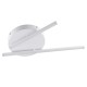 GLOBOSTAR® DRACO 61092 Μοντέρνο Φωτιστικό Οροφής LED 36W 4428lm 120° AC 220-240V IP20 Ρυθμιζόμενο Λευκό CCT με Χειριστήριο από 2700K έως 6000K Dimmable - Lumileds SMD Chip - Λευκό Ματ - Μ50 x Π50 x Υ6cm - 3 Χρόνια Εγγύηση