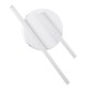 GLOBOSTAR® DRACO 61092 Μοντέρνο Φωτιστικό Οροφής LED 36W 4428lm 120° AC 220-240V IP20 Ρυθμιζόμενο Λευκό CCT με Χειριστήριο από 2700K έως 6000K Dimmable - Lumileds SMD Chip - Λευκό Ματ - Μ50 x Π50 x Υ6cm - 3 Χρόνια Εγγύηση