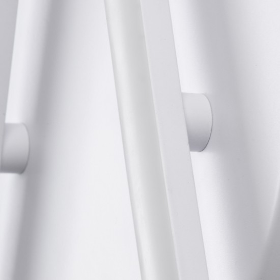 GLOBOSTAR® DRACO 61092 Μοντέρνο Φωτιστικό Οροφής LED 36W 4428lm 120° AC 220-240V IP20 Ρυθμιζόμενο Λευκό CCT με Χειριστήριο από 2700K έως 6000K Dimmable - Lumileds SMD Chip - Λευκό Ματ - Μ50 x Π50 x Υ6cm - 3 Χρόνια Εγγύηση
