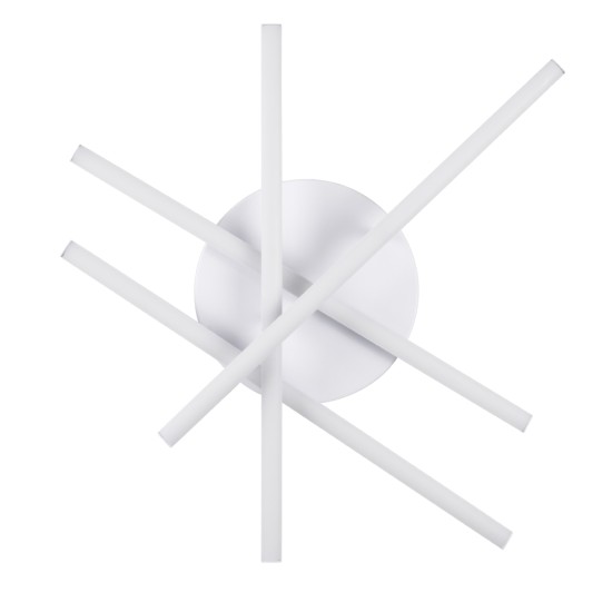 GLOBOSTAR® DRACO 61096 Μοντέρνο Φωτιστικό Οροφής LED 60W 7380lm 120° AC 220-240V IP20 Ρυθμιζόμενο Λευκό CCT με Χειριστήριο από 2700K έως 6000K Dimmable - Lumileds SMD Chip - Λευκό Ματ - Μ60 x Π60 x Υ11cm - 3 Χρόνια Εγγύηση