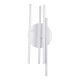 GLOBOSTAR® DRACO 61096 Μοντέρνο Φωτιστικό Οροφής LED 60W 7380lm 120° AC 220-240V IP20 Ρυθμιζόμενο Λευκό CCT με Χειριστήριο από 2700K έως 6000K Dimmable - Lumileds SMD Chip - Λευκό Ματ - Μ60 x Π60 x Υ11cm - 3 Χρόνια Εγγύηση