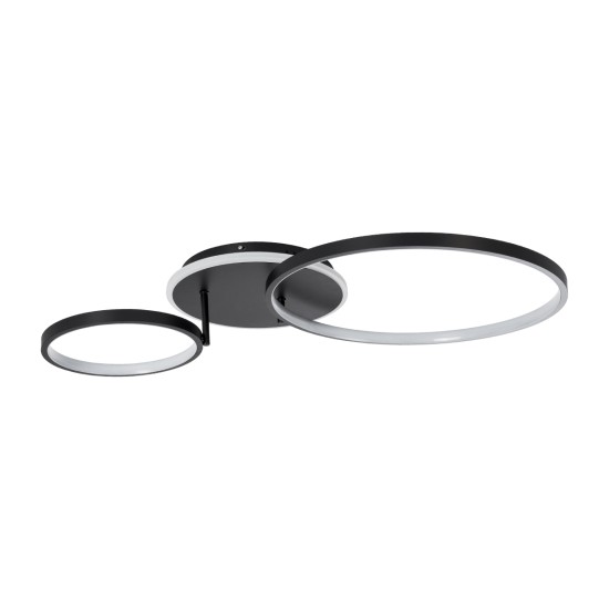GLOBOSTAR® NEMESIS 61105 Μοντέρνο Φωτιστικό Οροφής LED 67W 6700lm 360° AC 220-240V IP20 Ρυθμιζόμενο Λευκό CCT με Χειριστήριο από 2700K έως 6000K Dimmable - Lumileds SMD Chip - Μαύρο Ματ - Μ84 x Π45 x Υ13cm - 3 Χρόνια Εγγύηση GLOBOSTAR® NEMESIS 61105 Μοντέρνο Φωτιστικό Οροφής LED 67W 6700lm 360° AC 220-240V IP20 Ρυθμιζόμενο Λευκό CCT με Χειριστήριο από 2700K έως 6000K Dimmable - Lumileds SMD Chip - Μαύρο Ματ - Μ84 x Π45 x Υ13cm - 3 Χρόνια Εγγύηση