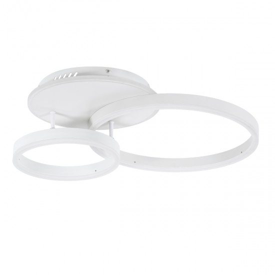 GLOBOSTAR® VENOM 61121 Μοντέρνο Φωτιστικό Οροφής LED 67W 8107lm 360° AC 220-240V IP20 Ρυθμιζόμενο Λευκό CCT με Χειριστήριο από 2700K έως 6000K Dimmable - Lumileds SMD Chip - Λευκό Ματ - Μ60 x Π40 x Υ12.5cm - 3 Χρόνια Εγγύηση GLOBOSTAR® VENOM 61121 Μοντέρνο Φωτιστικό Οροφής LED 67W 8107lm 360° AC 220-240V IP20 Ρυθμιζόμενο Λευκό CCT με Χειριστήριο από 2700K έως 6000K Dimmable - Lumileds SMD Chip - Λευκό Ματ - Μ60 x Π40 x Υ12.5cm - 3 Χρόνια Εγγύηση