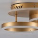 GLOBOSTAR® VENOM 61122 Μοντέρνο Φωτιστικό Οροφής LED 67W 6700lm 360° AC 220-240V IP20 Ρυθμιζόμενο Λευκό CCT με Χειριστήριο από 2700K έως 6000K Dimmable - Lumileds SMD Chip - Σατινέ Χρυσό Βούρτσας - Μ60 x Π40 x Υ12.5cm - 3 Χρόνια Εγγύηση GLOBOSTAR® VENOM 61122 Μοντέρνο Φωτιστικό Οροφής LED 67W 6700lm 360° AC 220-240V IP20 Ρυθμιζόμενο Λευκό CCT με Χειριστήριο από 2700K έως 6000K Dimmable - Lumileds SMD Chip - Σατινέ Χρυσό Βούρτσας - Μ60 x Π40 x Υ12.5cm - 3 Χρόνια Εγγύηση