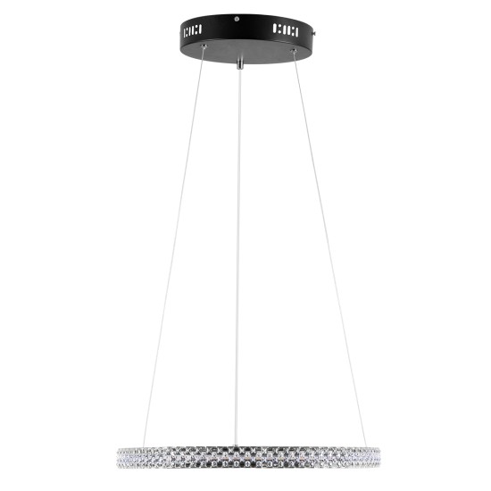 GLOBOSTAR® DIAMOND 61128 Μοντέρνο Κρεμαστό Φωτιστικό Οροφής LED 30W 3513lm 360° AC 220-240V IP20 Ρυθμιζόμενο Λευκό CCT με Χειριστήριο από 2700K έως 6000K Dimmable - Lumileds SMD Chip - Μαύρο Ματ - Μ40 x Π40 x Υ3cm - 3 Χρόνια Εγγύηση GLOBOSTAR® DIAMOND 61128 Μοντέρνο Κρεμαστό Φωτιστικό Οροφής LED 30W 3513lm 360° AC 220-240V IP20 Ρυθμιζόμενο Λευκό CCT με Χειριστήριο από 2700K έως 6000K Dimmable - Lumileds SMD Chip - Μαύρο Ματ - Μ40 x Π40 x Υ3cm - 3 Χρόνια Εγγύηση